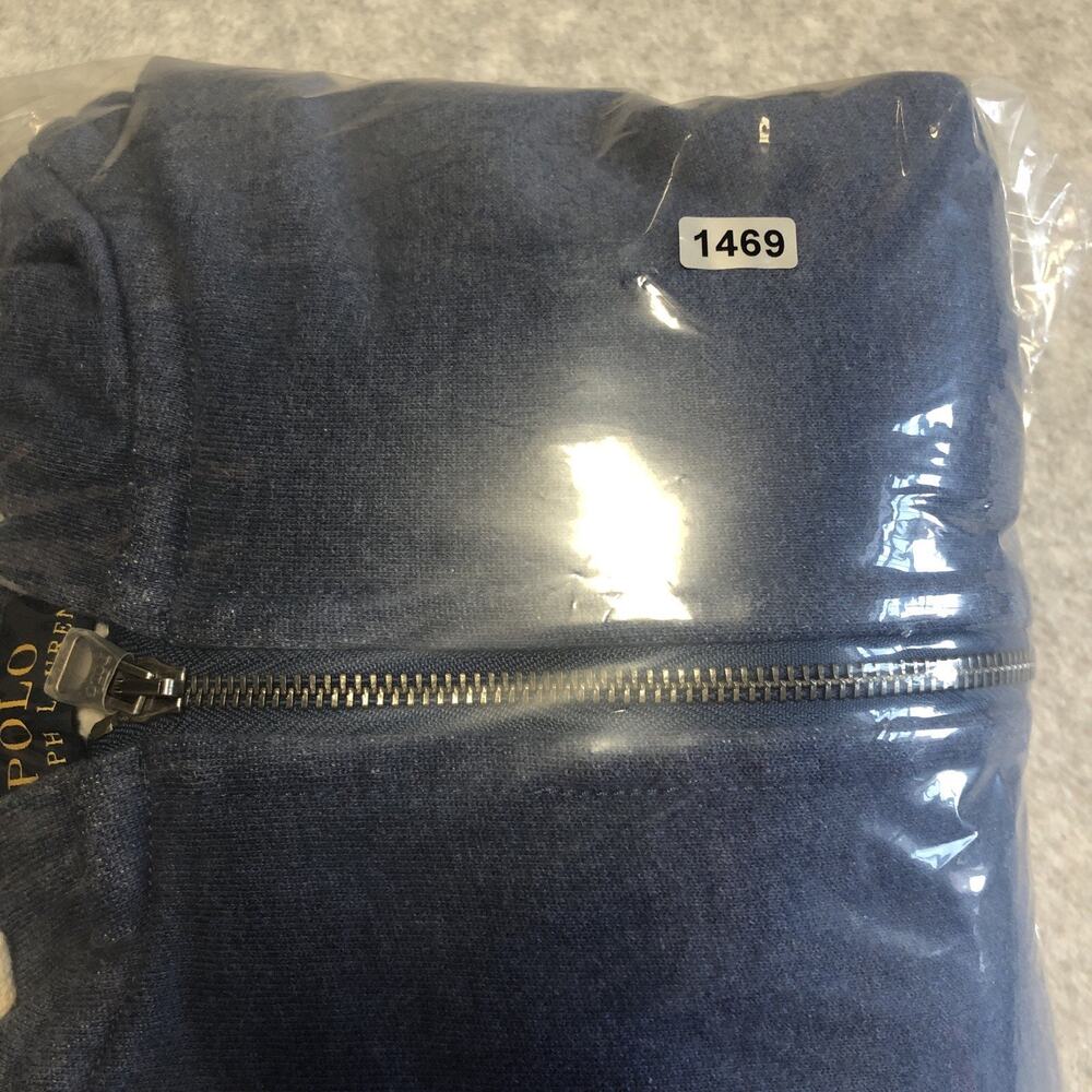 Polo Ralph Lauren Jacket Mens Size Large Hooded Full Zip Sweatshirt Preppy - Picture 13 of 13